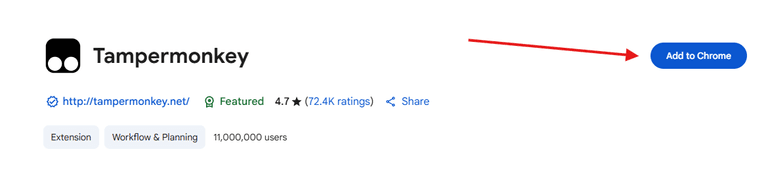 Install tampermonkey