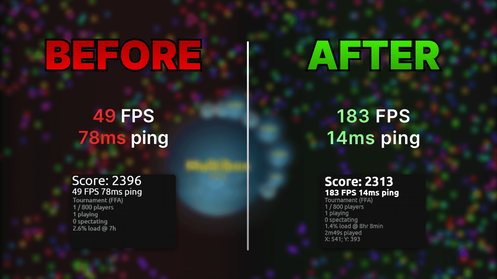 Before after